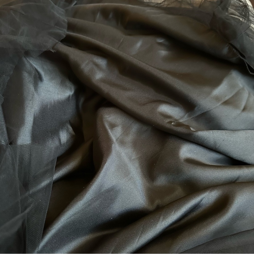 Black Ruffled Gown - Picture 6 of 7